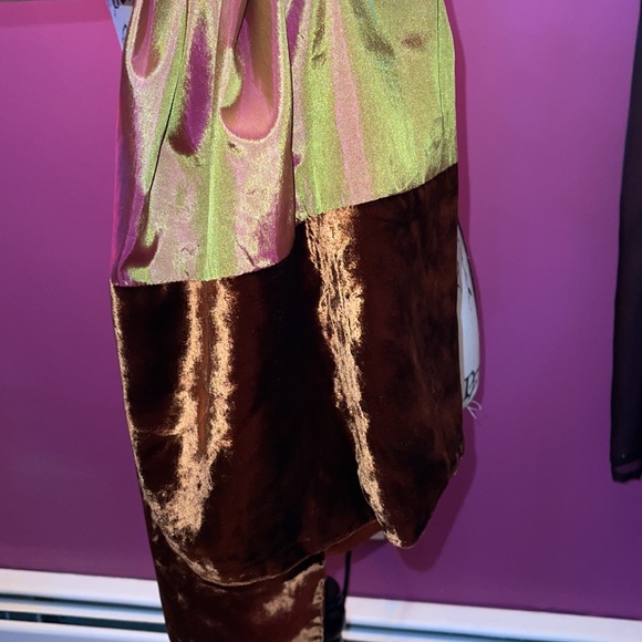 Iridescent Velvet Indian Shawl - Picture 5 of 7